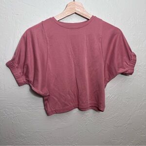 UNIQLO PINK MAUVE TOP SIZE 120 (6Y)